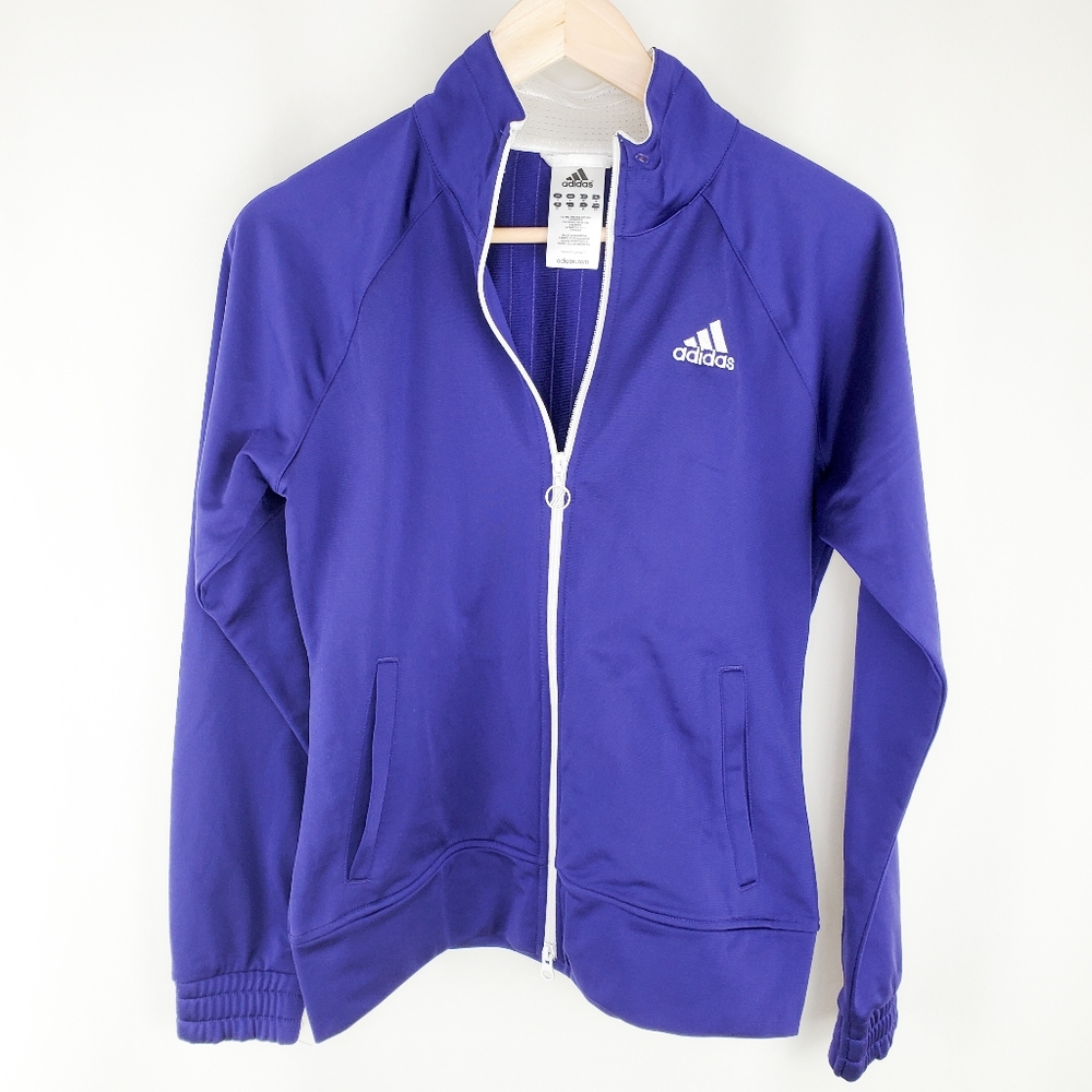 Adidas zip up sweatshirt/jacket small